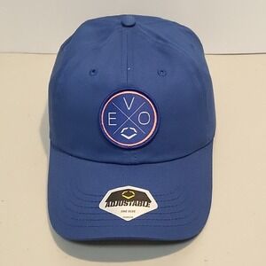 New Evoshield EVO Patch Logo Hat Adjustable Strapback Blue Baseball Cap